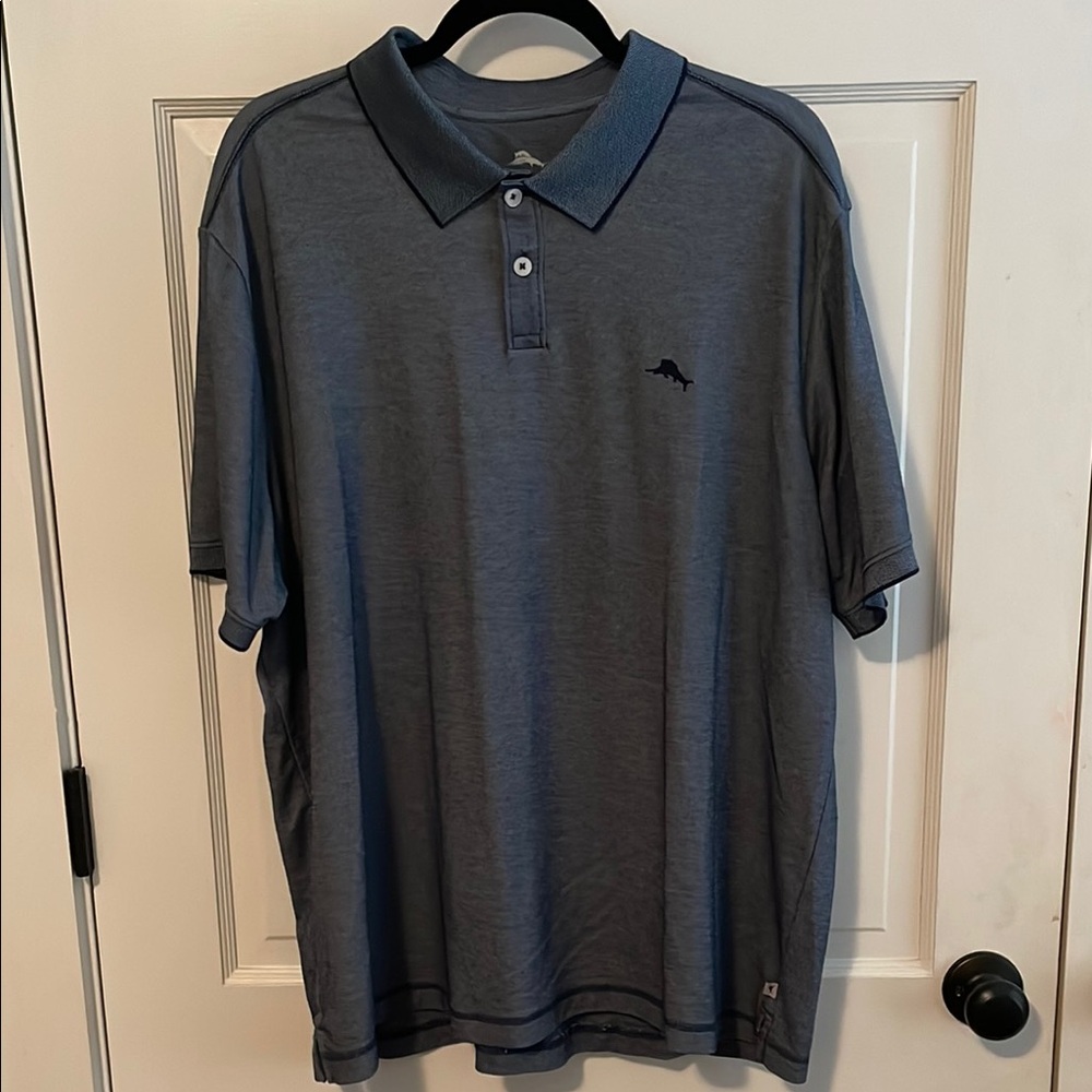 Men's gray Tommy Bahama MARLIN polo